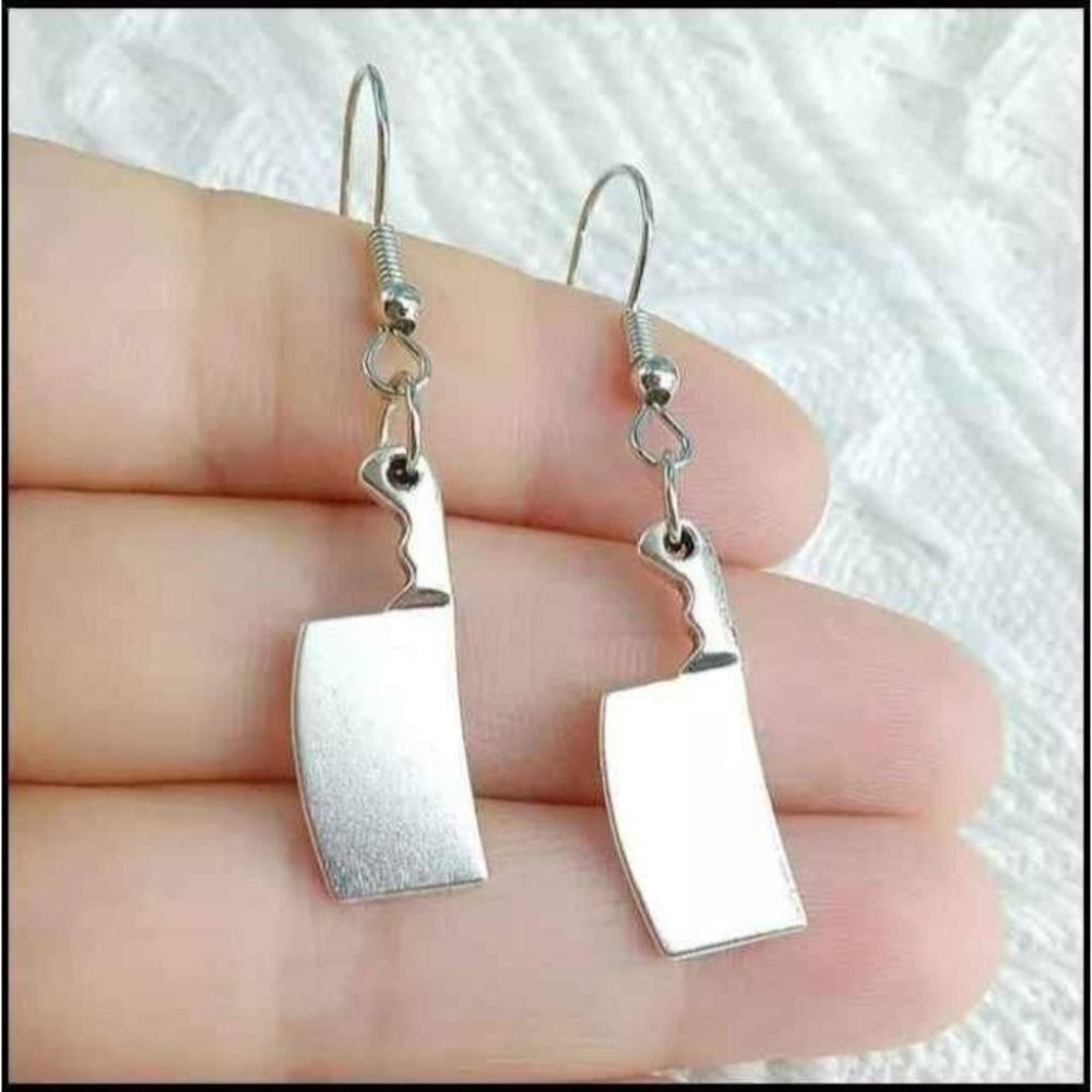 chef cook Knife earrings